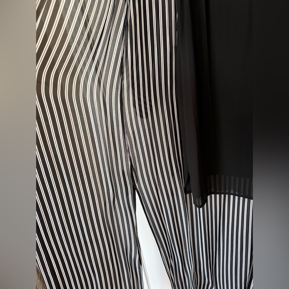 NWOT Michael Kors silk blend striped maxi dress - Picture 16 of 16